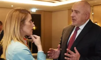 Лидерът на ГЕРБ Бойко Борисов проведе разговор с председателят на