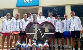 Националите по тенис до 14 г. дариха Капачки за бъдеще