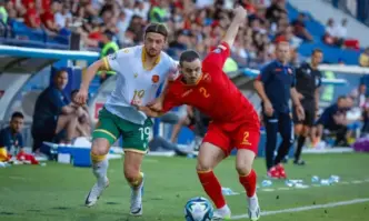България загуби нелепо от Черна гора с 1:2 в евроквалификация