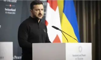 Президентът на Украйна Володимир Зеленски заяви в Бюргенщок в Швейцария