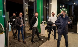 Новият треньор на Лудогорец Анте Шимунджа и асистентите му
