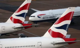 Авиокомпанията British Airways обяви че отменя полети до и от