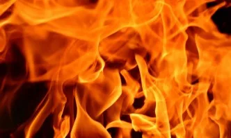 Голям пожар гори в завод в Ямбол