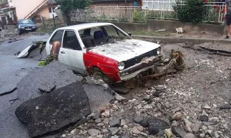 След проливния дъжд: Обявиха бедствено положение в Котел