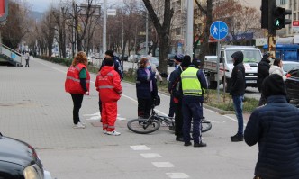 Велосипедист пострада при пътен инцидент в Благоевград