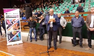 Зам.-министър Андонов присъства на турнир по борба, част от Европейска седмица на спорта #BeActive
