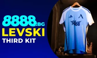 Левски представи новия си third kit с логото на 8888.bg