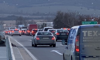 Огромно задръстване на Цариградско шосе в София в посока Пловдив