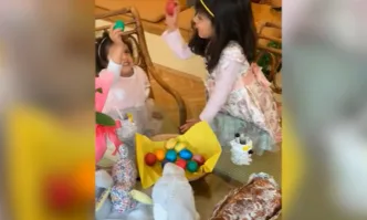 Момичетата на американската посланичка се бориха с яйца, майка им – с послание за Великден