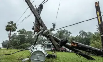 Ураганът Идалия който връхлетя американския щат Флорида се придвижва на