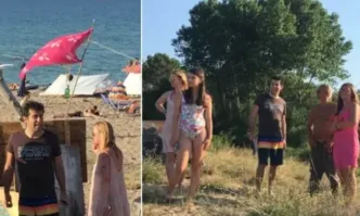 На фона на кризите: Кирил Петков и семейството му на плаж (СНИМКИ)