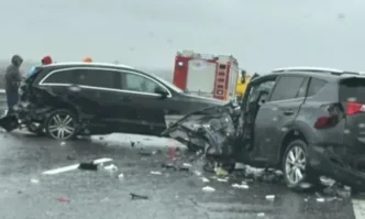 Тежка катастрофа при 178 ия километър на автомагистрала Тракия край