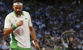 Най добрият български тенисист Григор Димитров се изкачи с три места