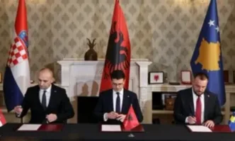 Косово Албания и Хърватия подписаха Тристранна декларация за военен съюз