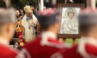 В центъра на София се проведе тържествения водосвет на бойните