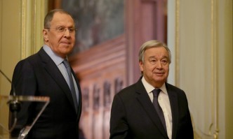 Генералният секретар на ООН Антониу Гутериш който е на посещение