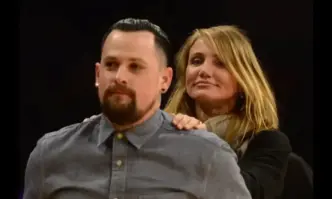 Камерън Диас и нейният съпруг членът на Good Charlotte Бенджи