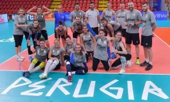 Женският национален отбор на България с първа тренировка в Перуджа