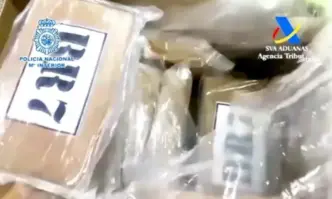 Испанската полиция иззе рекордна пратка с кокаин, скрита в контейнер с банани