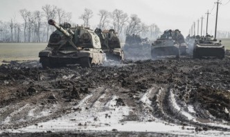 Руски сухопътни сили навлязоха в Украйна от няколко посоки Това