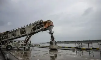 Държавната хидроенергийна компания на Украйна съобщи че руски удар е