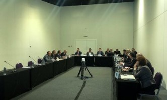 Представители на Продължаваме промяната ПП БСП Има такъв народ ИТН и Демократична