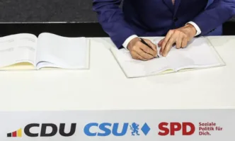 В Германия ХДС/ХСС и ГСДП подписаха коалиционното споразумение
