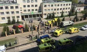 Стрелба в училище в руския град Казан взе жертви - повечето са деца