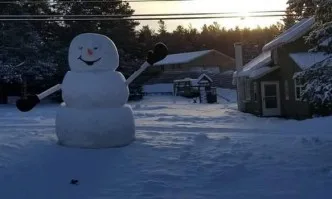 5-метров снежен човек