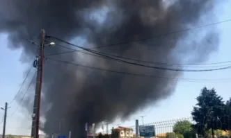 Гори цех за пластмаса в Средец, властите задействаха системата BG-ALERT