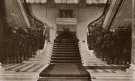 Парадното стълбище в Царския дворец, изработено от карарски мрамор, 30-те години