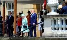 Доналд Тръмп и Мелания в Бъкингамския дворец (СНИМКИ)