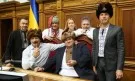 Украински депутати с одежди на казаци и нецензурно писмо до Путин (СНИМКИ)