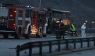 Тежка катастрофа на АМ Струма със запален пътнически автобус, 45 души са загинали (ОБНОВЕНА/СНИМКИ)