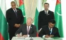България и Туркменистан подписаха двустранни документи в четири области от взаимен интерес