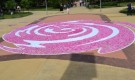 Пищно цветно пано от 72 000 розови цвята в Казанлък (ГАЛЕРИЯ) - Снимка 2 - Tribune.bg