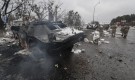 Руските военни конвои напредват към Киев, бомбардировки с жертви и ранени в Харков (СНИМКИ) - Снимка 4 - Tribune.bg